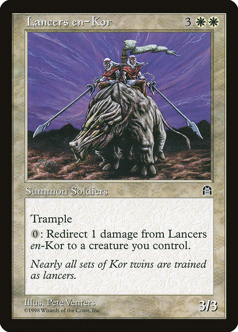Lancers en-Kor - Stronghold Magic card