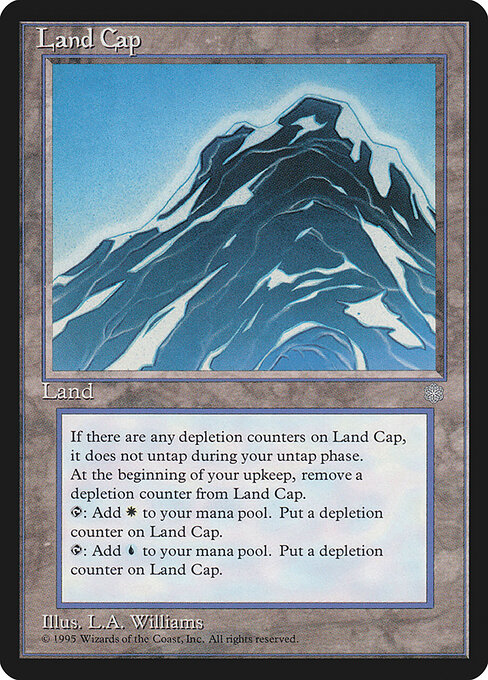 Land Cap - Ice Age Magic card