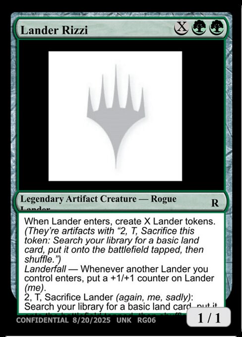 Lander Rizzi - Unknown Event Magic card