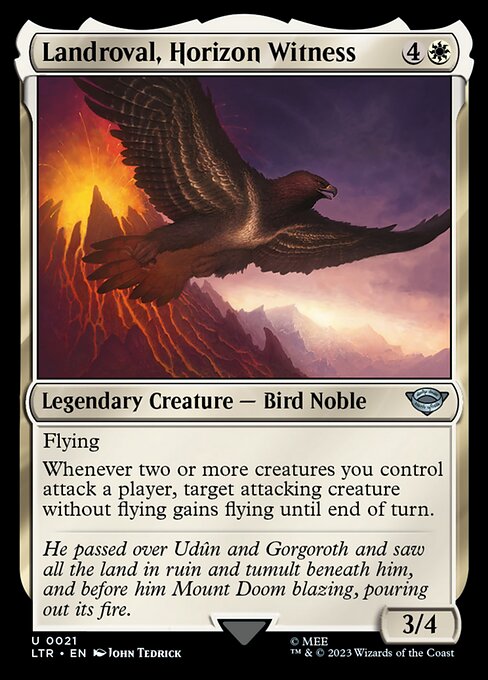 Landroval, Horizon Witness - The Lord of the Rings: Tales of Middle-earth Magic card