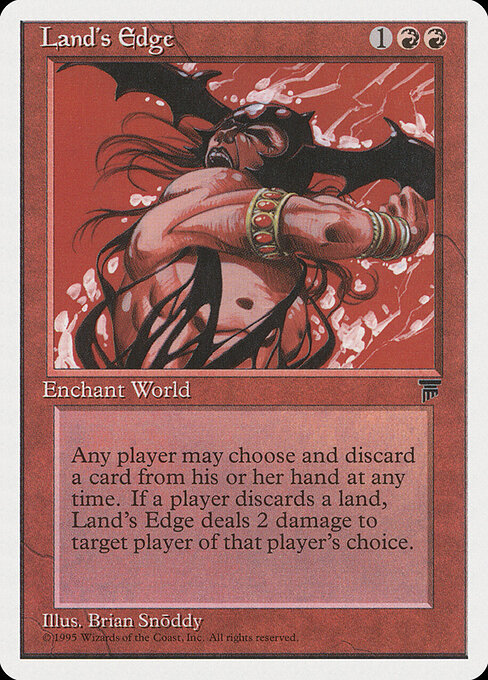 Land's Edge - Chronicles Magic card