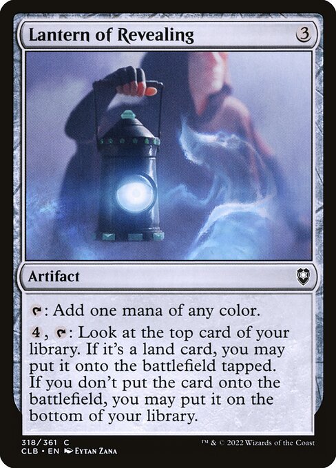 Lantern of Revealing - Commander Legends: Battle for Baldur's Gate Magic card