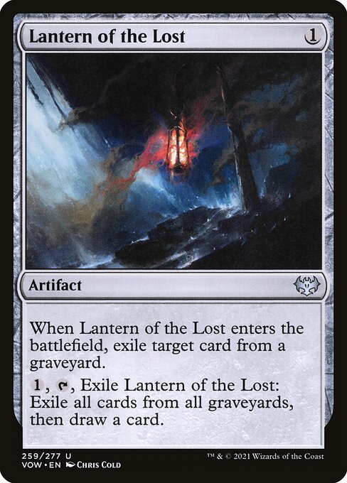 Lantern of the Lost - Innistrad: Crimson Vow Magic card