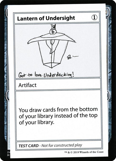 Lantern of Undersight - Mystery Booster Playtest Cards 2021 Magic card