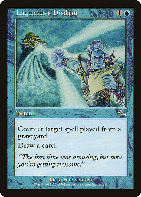 Laquatus's Disdain - Judgment Magic card