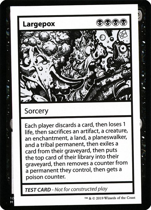 Largepox - Mystery Booster Playtest Cards 2021 Magic card