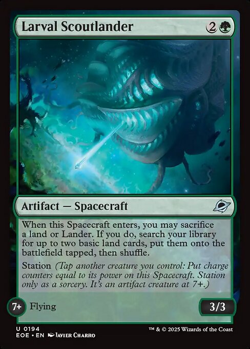 Larval Scoutlander - Edge of Eternities Magic card