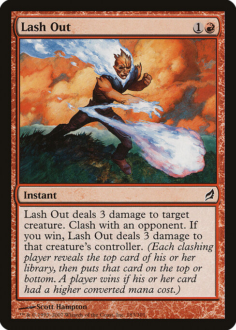 Allumage (Lash Out) - Lorwyn (#183) - Illustrated by Scott Hampton - Magic: The Gathering Card