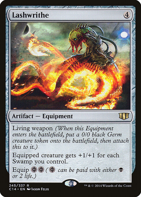 Lashwrithe - Commander 2014 (#245) - Illustrated by Jason Felix - Magic: The Gathering Card