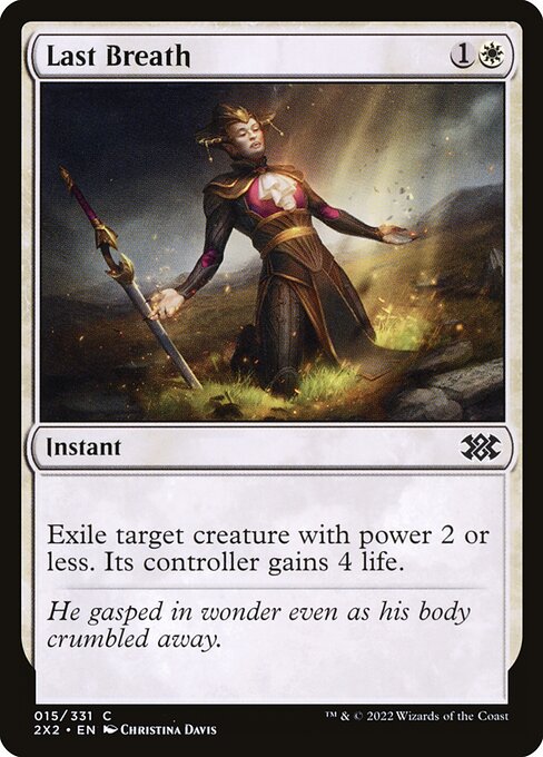 Last Breath - Double Masters 2022 Magic card