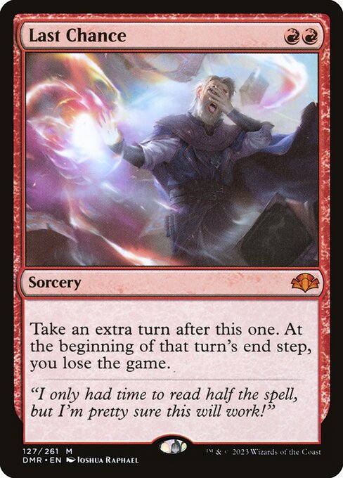 Last Chance - Dominaria Remastered Magic card