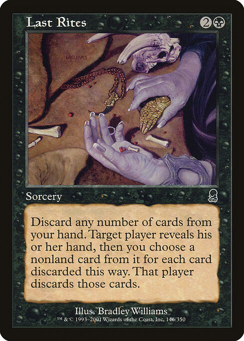 Last Rites - Odyssey Magic card
