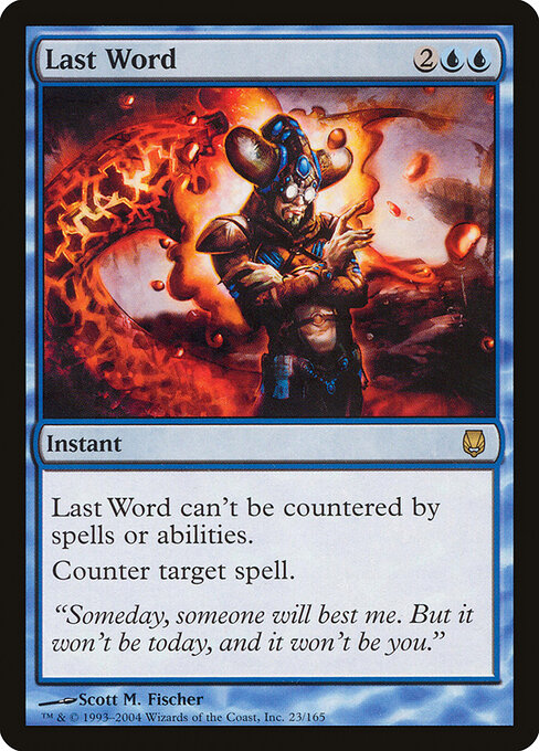 Last Word - Darksteel Magic card