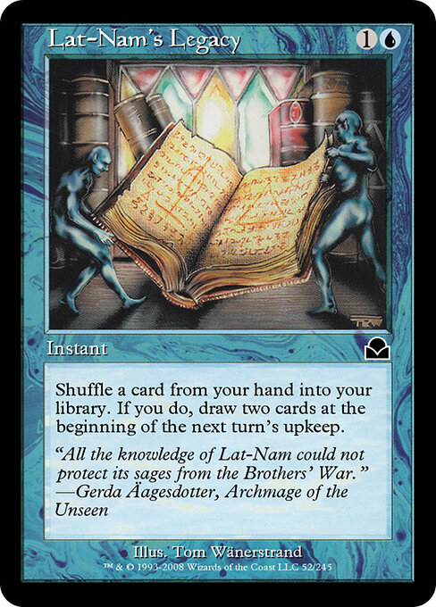Lat-Nam's Legacy - Masters Edition II (#52) - Illustrated by Tom Wänerstrand - Magic: The Gathering Card