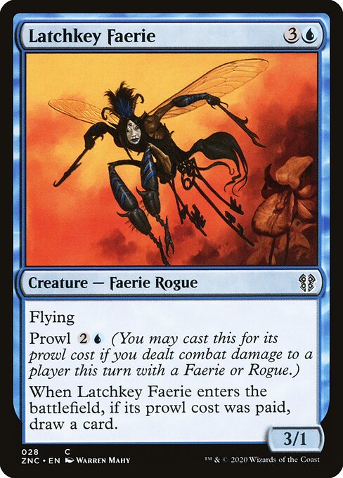 Latchkey Faerie - Zendikar Rising Commander Magic card