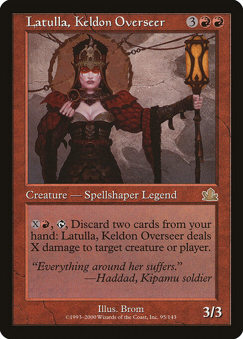 Latulla, Keldon Overseer - Prophecy Magic card