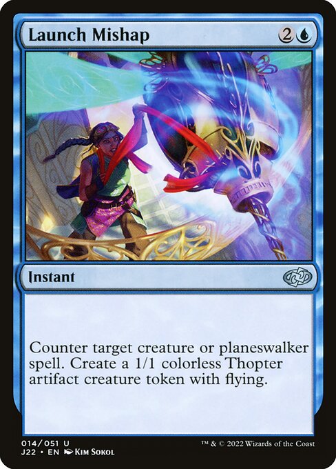 Launch Mishap - Jumpstart 2022 Magic card