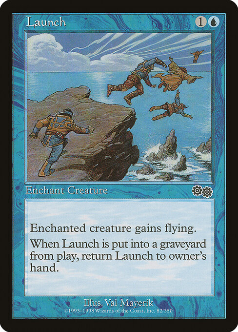 Launch - Urza's Saga Magic card