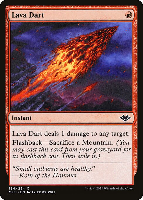 Lava Dart - Modern Horizons Magic card