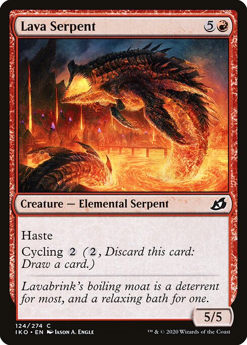 Lava Serpent - Ikoria: Lair of Behemoths Magic card