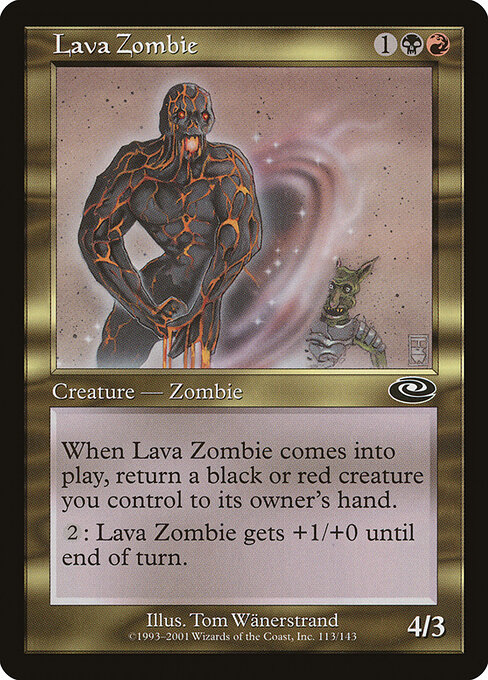 Lava Zombie art by Tom Wänerstrand