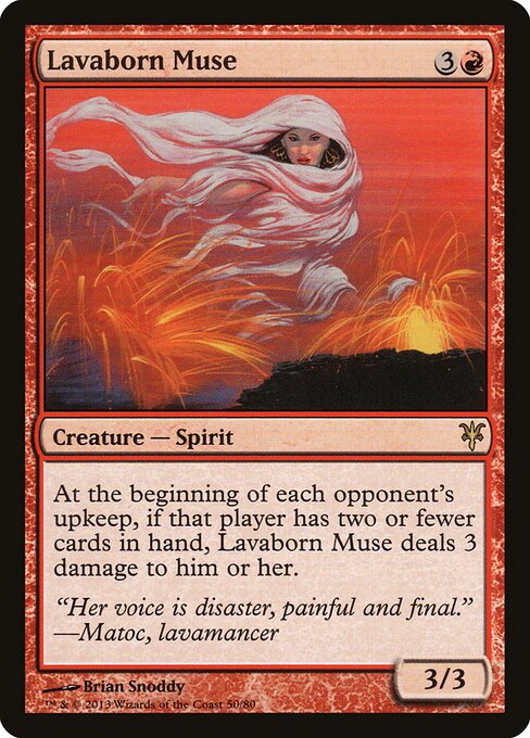 Lavaborn Muse - Duel Decks: Sorin vs. Tibalt Magic card