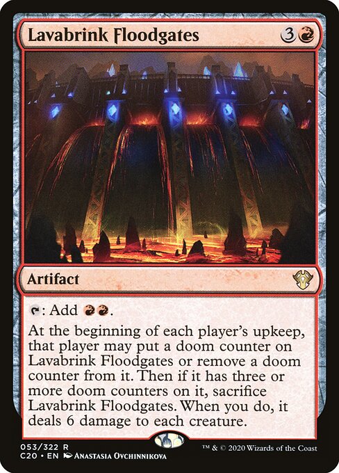 Lavabrink Floodgates - Commander 2020 Magic card