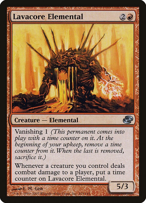 Lavacore Elemental - Planar Chaos Magic card