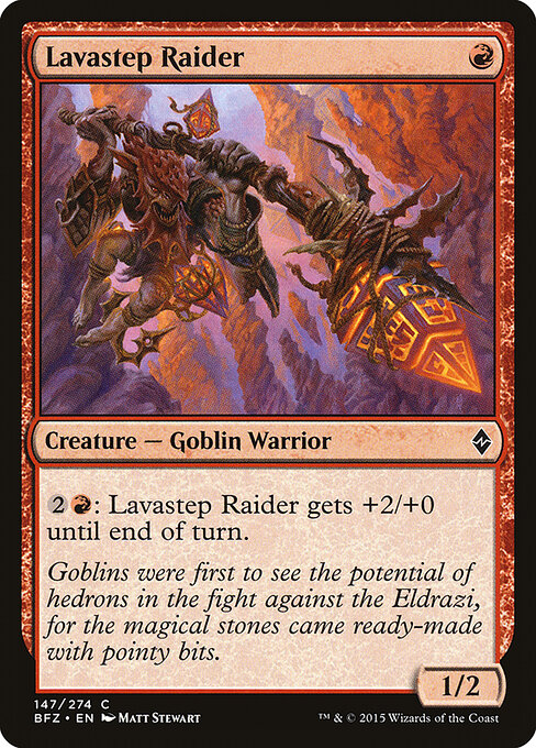 Lavastep Raider - Battle for Zendikar Magic card