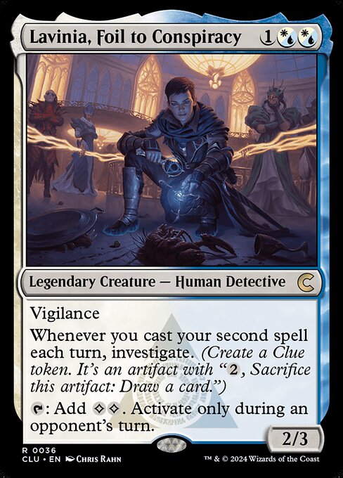 Lavinia, Foil to Conspiracy - Ravnica: Clue Edition Magic card