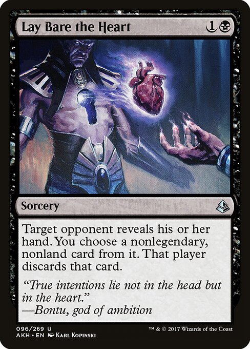 Lay Bare the Heart - Amonkhet Magic card