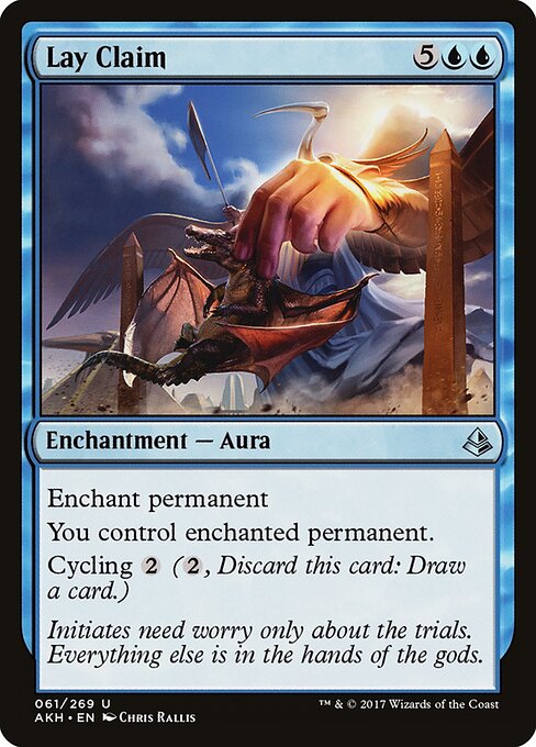 Lay Claim - Amonkhet Magic card