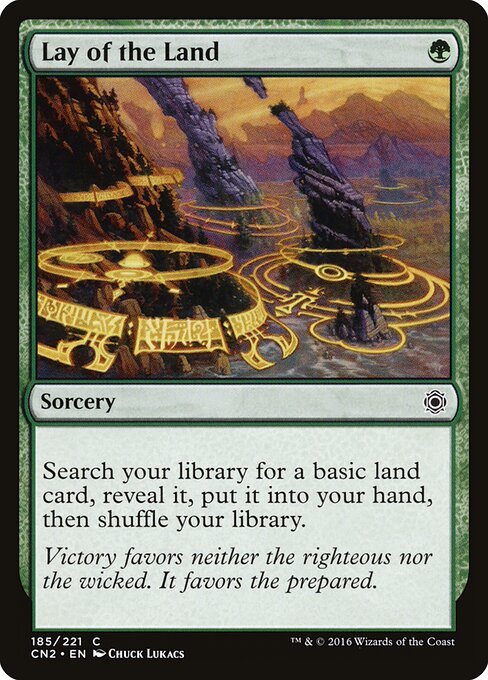 Lay of the Land - Conspiracy: Take the Crown Magic card