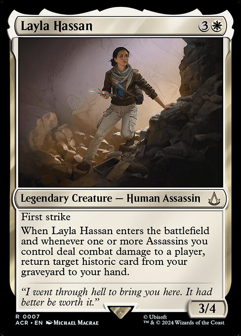 Layla Hassan - Assassin's Creed Magic card