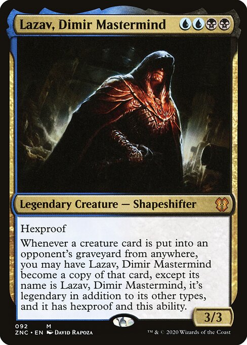Lazav, Dimir Mastermind - Zendikar Rising Commander Magic card