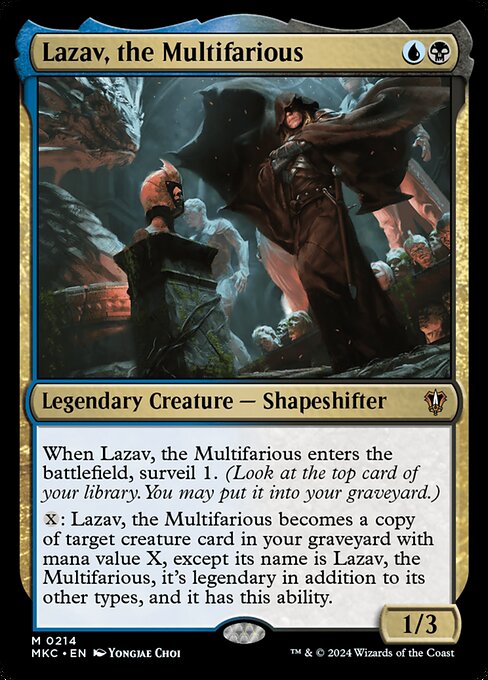 Lazav, the Multifarious - Murders at Karlov Manor Commander Magic card
