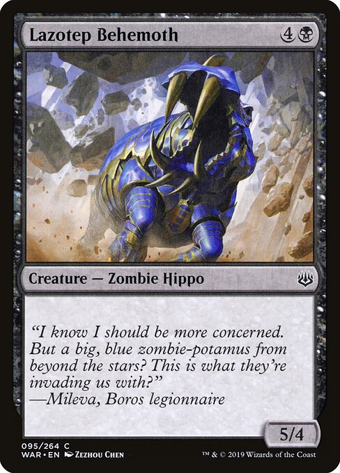 Lazotep Behemoth - War of the Spark Magic card