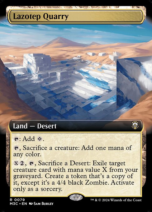Lazotep Quarry - Modern Horizons 3 Commander Magic card