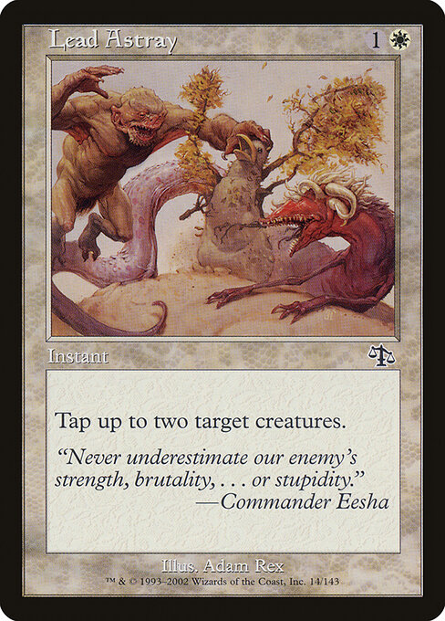 Lead Astray - Judgment Magic card