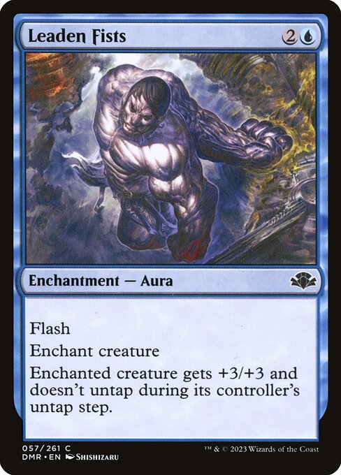 Leaden Fists - Dominaria Remastered Magic card