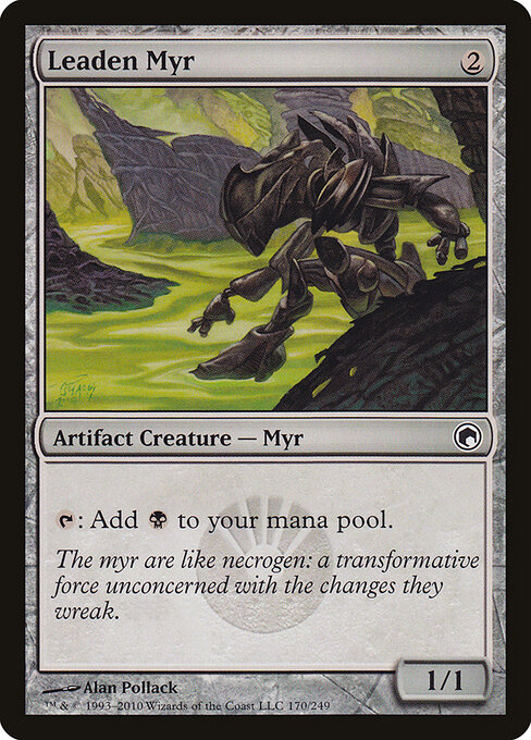 Leaden Myr - Scars of Mirrodin Magic card