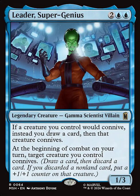 Leader, Super-Genius - Marvel Super Heroes Magic card