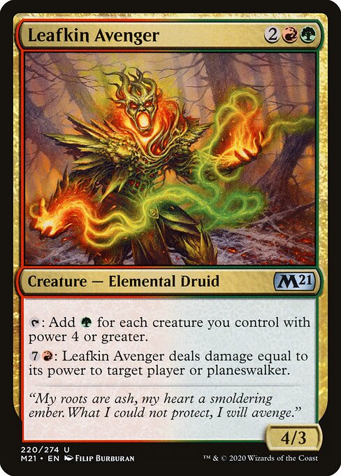 Leafkin Avenger - Core Set 2021 Magic card