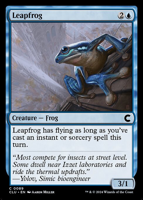 Leapfrog - Ravnica: Clue Edition Magic card