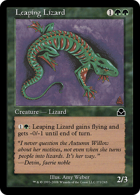 Leaping Lizard - Masters Edition II Magic card