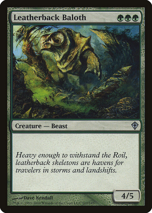 Leatherback Baloth - Worldwake Magic card