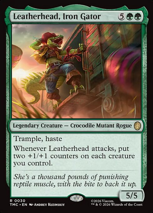 Leatherhead, Iron Gator - Teenage Mutant Ninja Turtles Eternal Magic card