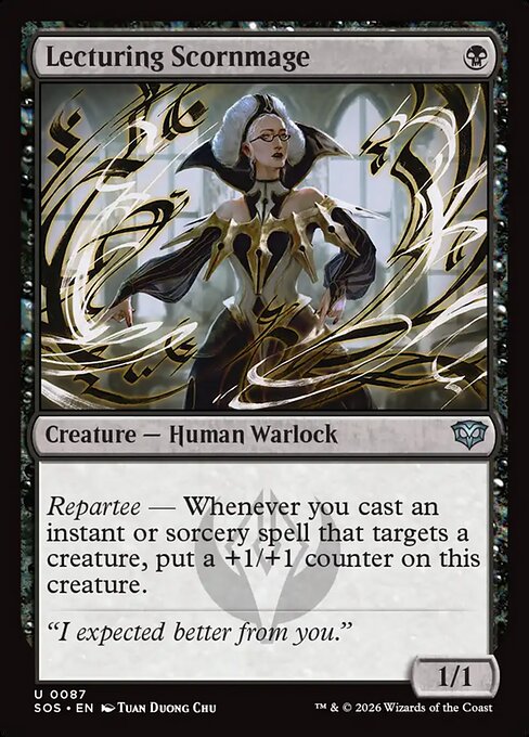 Lecturing Scornmage - Secrets of Strixhaven Magic card