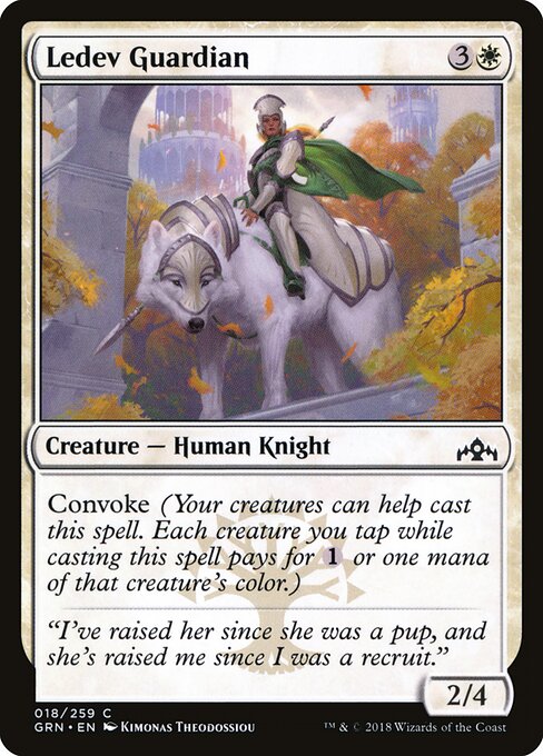 Ledev Guardian - Guilds of Ravnica Magic card