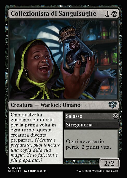 Leech Collector // Bloodletting - Secrets of Strixhaven (#88) - Illustrated by Chris Rallis - Magic: The Gathering Card